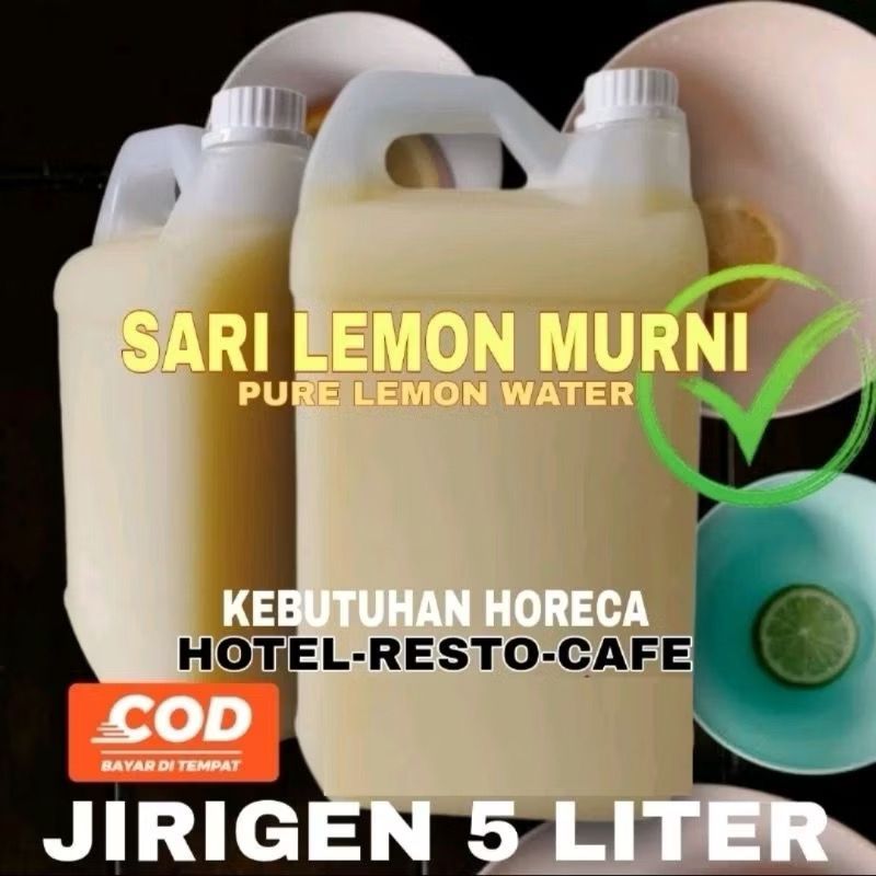 

Sari Lemon California Air Lemon Murni Juice Diet Fresh Tanpa Campuran 5 Liter PIRT Halal