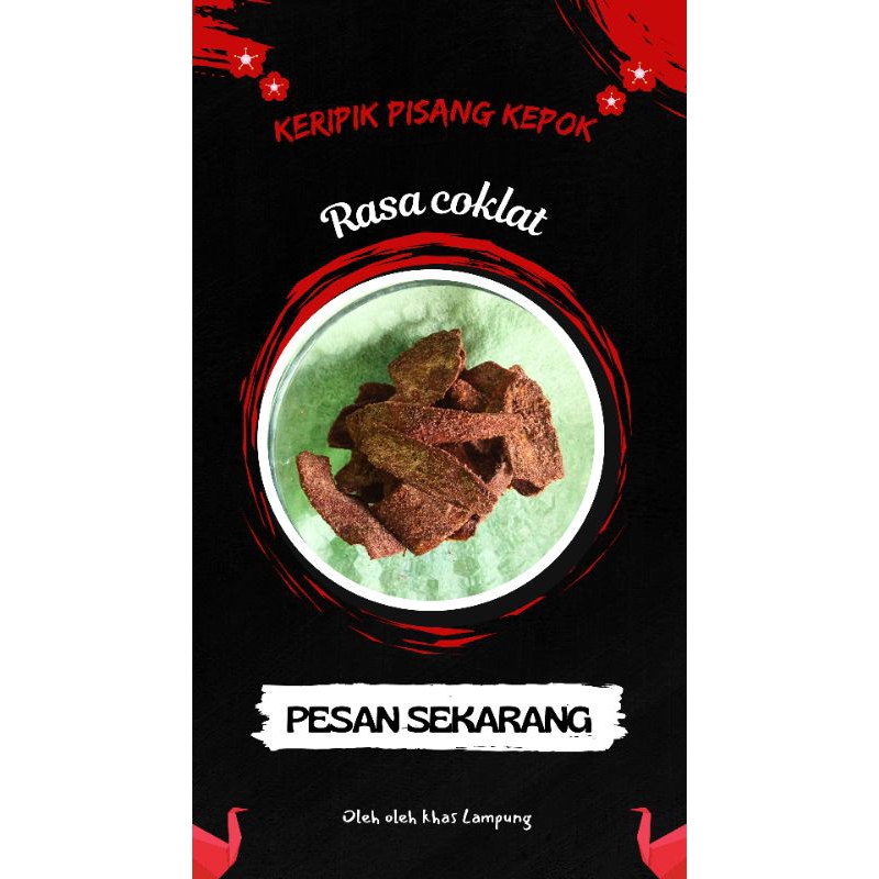 

keripik pisang coklat