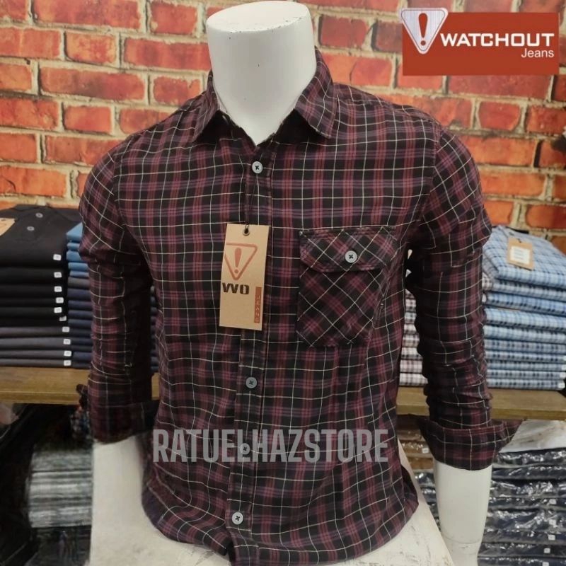 KEMEJA WATCHOUT ORIGINAL PRIA