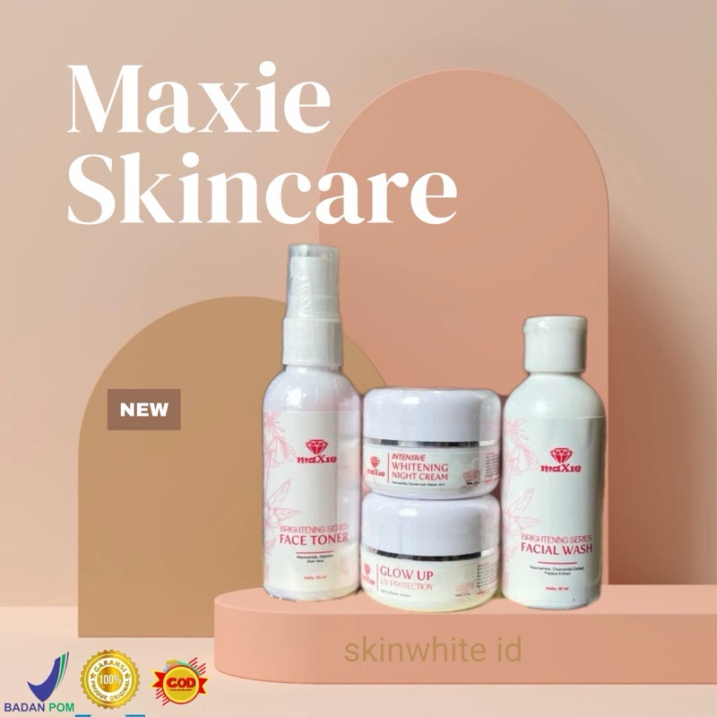 Maxie glow Original BPOM Kemasan terbaru all produk maxie | serum maxie | sunscreen maxie | lipcream