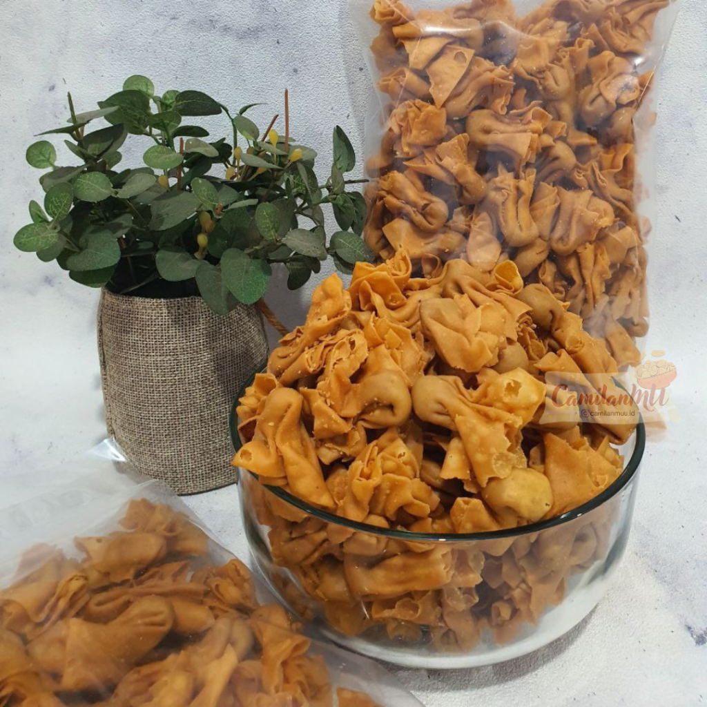 

SNACK CAMILAN PANGSIT ABON / PANGSIT CUMI ABON (BERAT 500 GRAM)