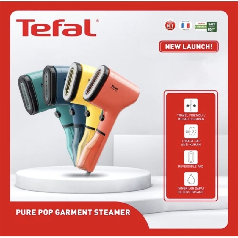 SALE Tefal Pure Pop Handled Steamer - Setrika Uap Tefal