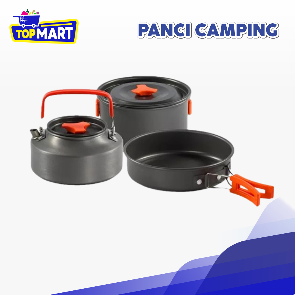 TOPMART - Alat Masak Camping Cooking Set Camping Q2 - Panci Camping Set Alat Masak Outdoor
