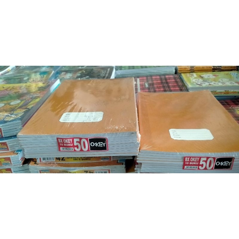 

BUKU TULIS CAMPUS BOXY SAMPUL COKLAT 50 LEMBAR ISI 10 BUKU