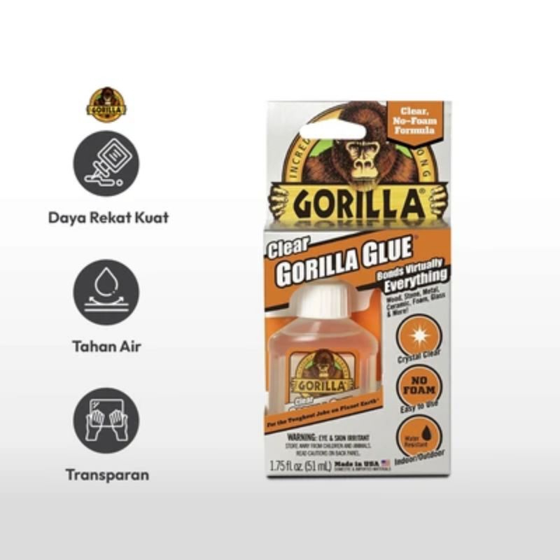 

Gorilla 51 Ml Lem Original Clear Made In USA Original