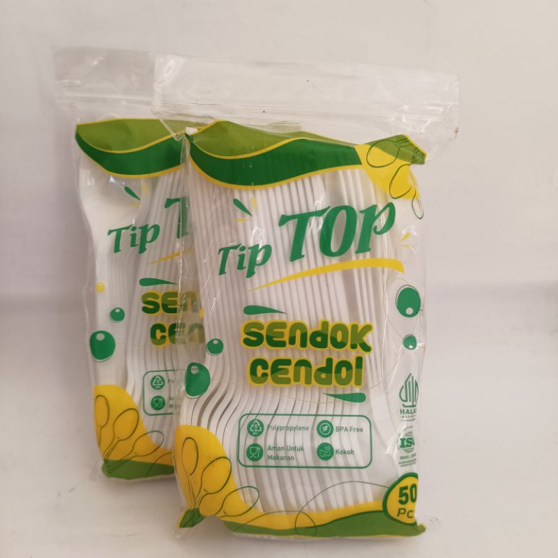 

SENDOK CENDOL | SENDOK TIPTOP 50PCS SENDOK MURAH | SENDOK PUTIH SENDOK MAKAN