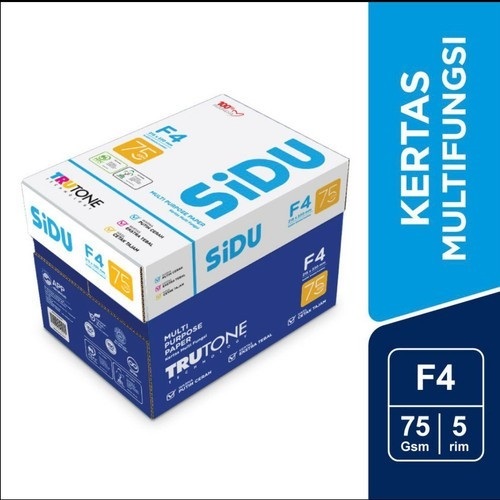 

kertas F4 folio 75 gsm paperone HVS putih print - 1 RIM