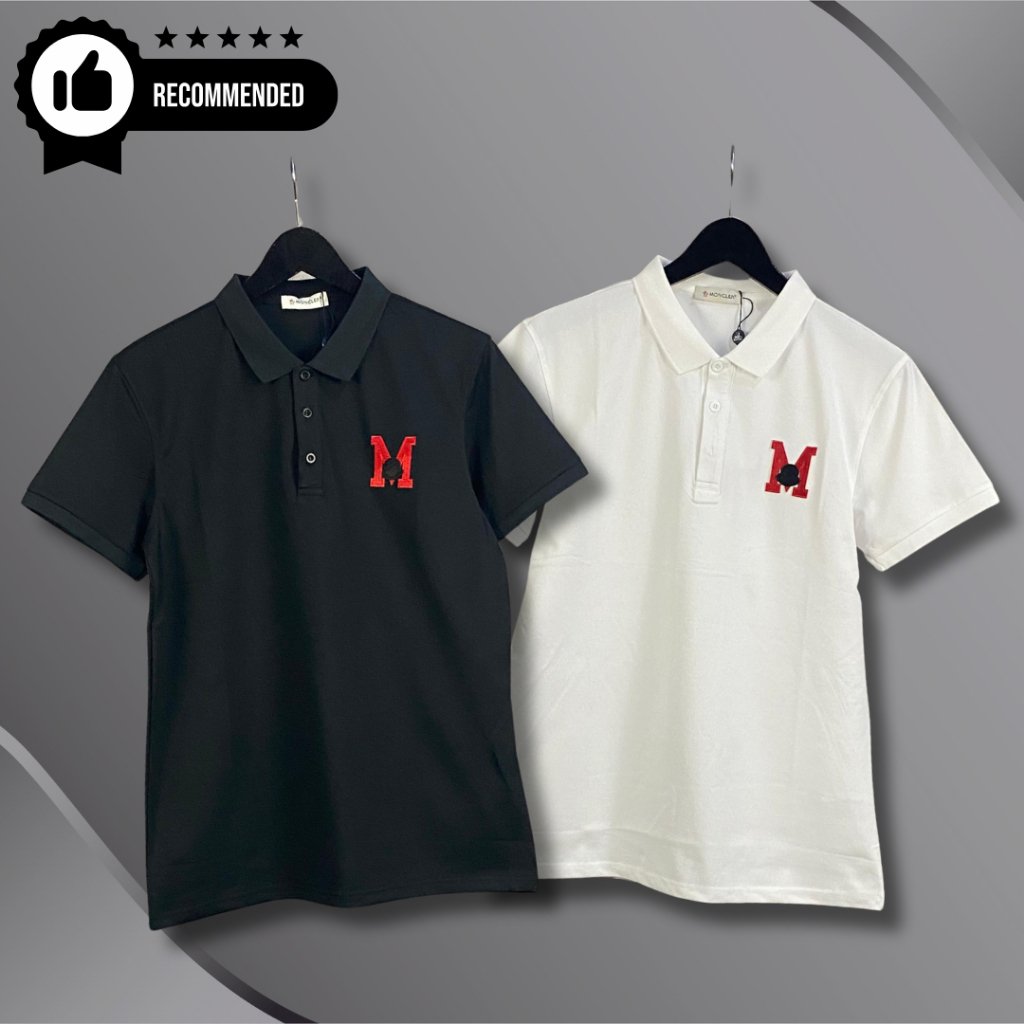 Baju Polo MCLR-143 Optical Embroidered Full Tag Baju Polo Atasan Pria MCLR-134 Logo Bordir Full Tag