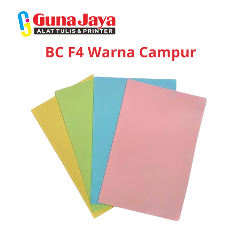 

BC F4 Warna Campur - Kertas HVS F4 Berkualitas dengan Beragam Pilihan Warna Cerah