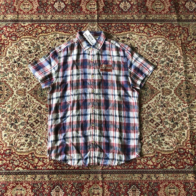 Kemeja Napapijri flannel shirt HD950
