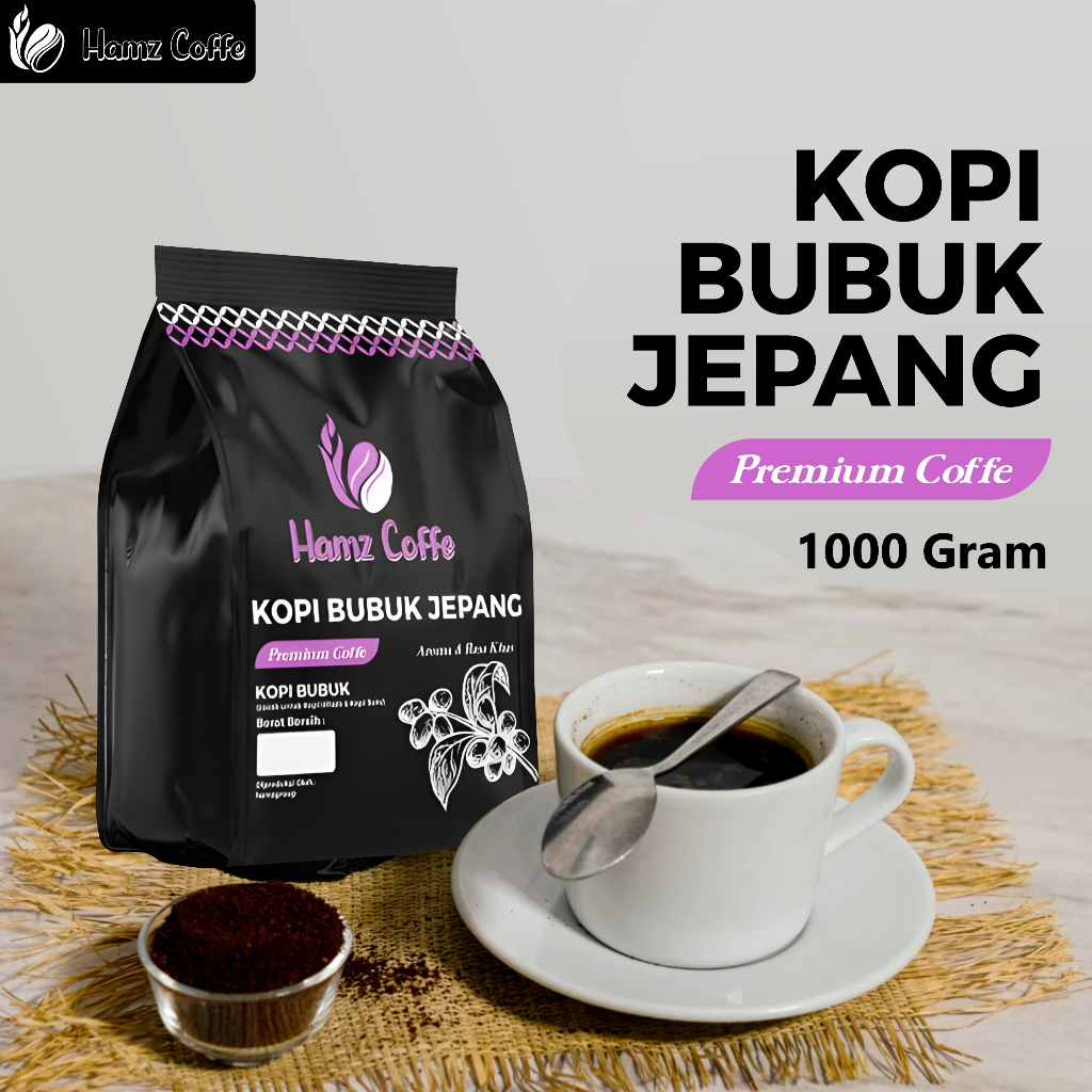 

Hamz Coffee - kopi bubuk jepang premium dengan cita rasa terbaik 1000gr