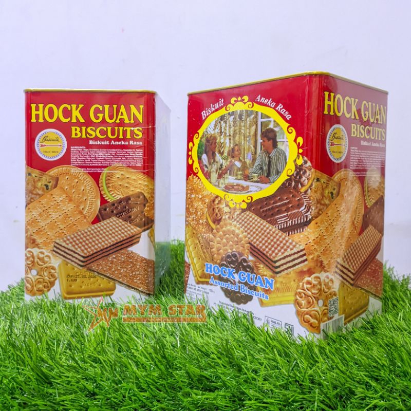 

Hock Guan Assorted Biscuits Kaleng Segi 1350g