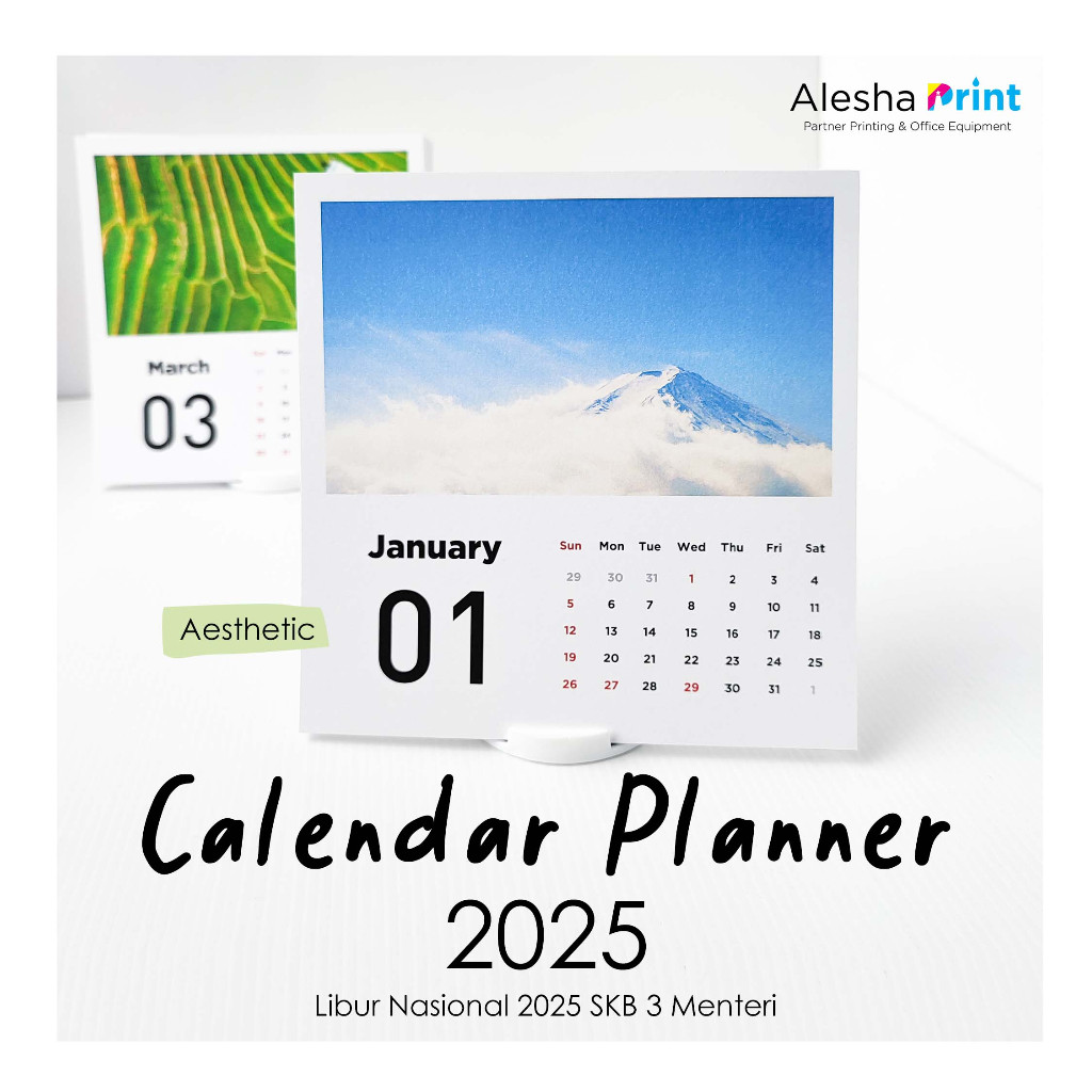 

Kalender kucing meja aesthetic | kalender duduk minimalis | calendar planner desk by Alesha Print