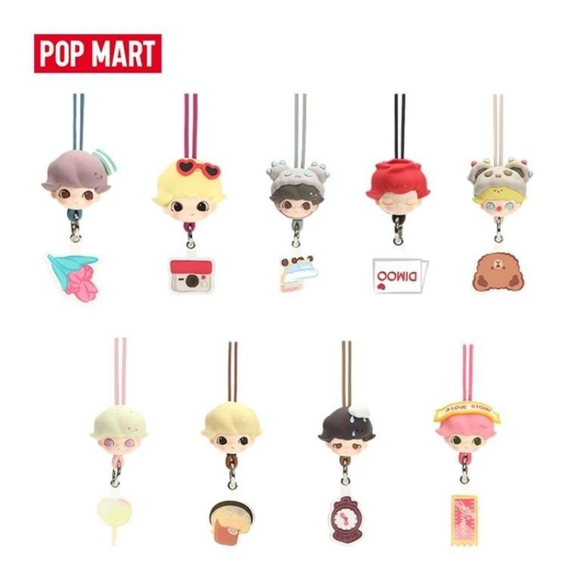 

(Ready Stock) Dimoo Dating Series - Lanyard Blind Box Original Pop Mart Dimoo Lanyard Dimoo Dating Lanyard