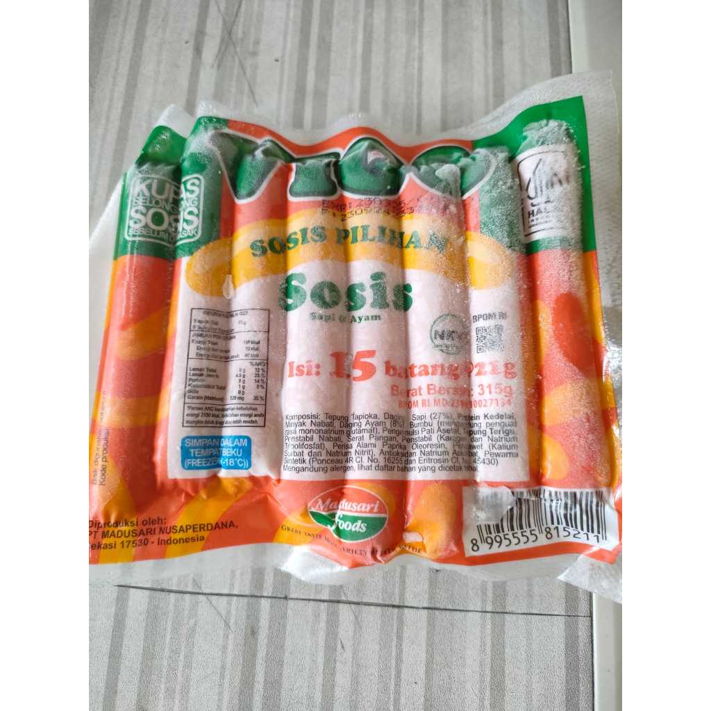 

Sosis vigo isi 15 pcs