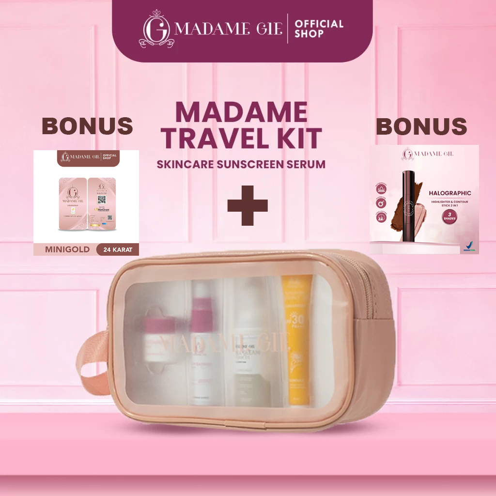 1Pc Madame Gie Travel Kit - Skincare Sunscreen Serum @MJ
