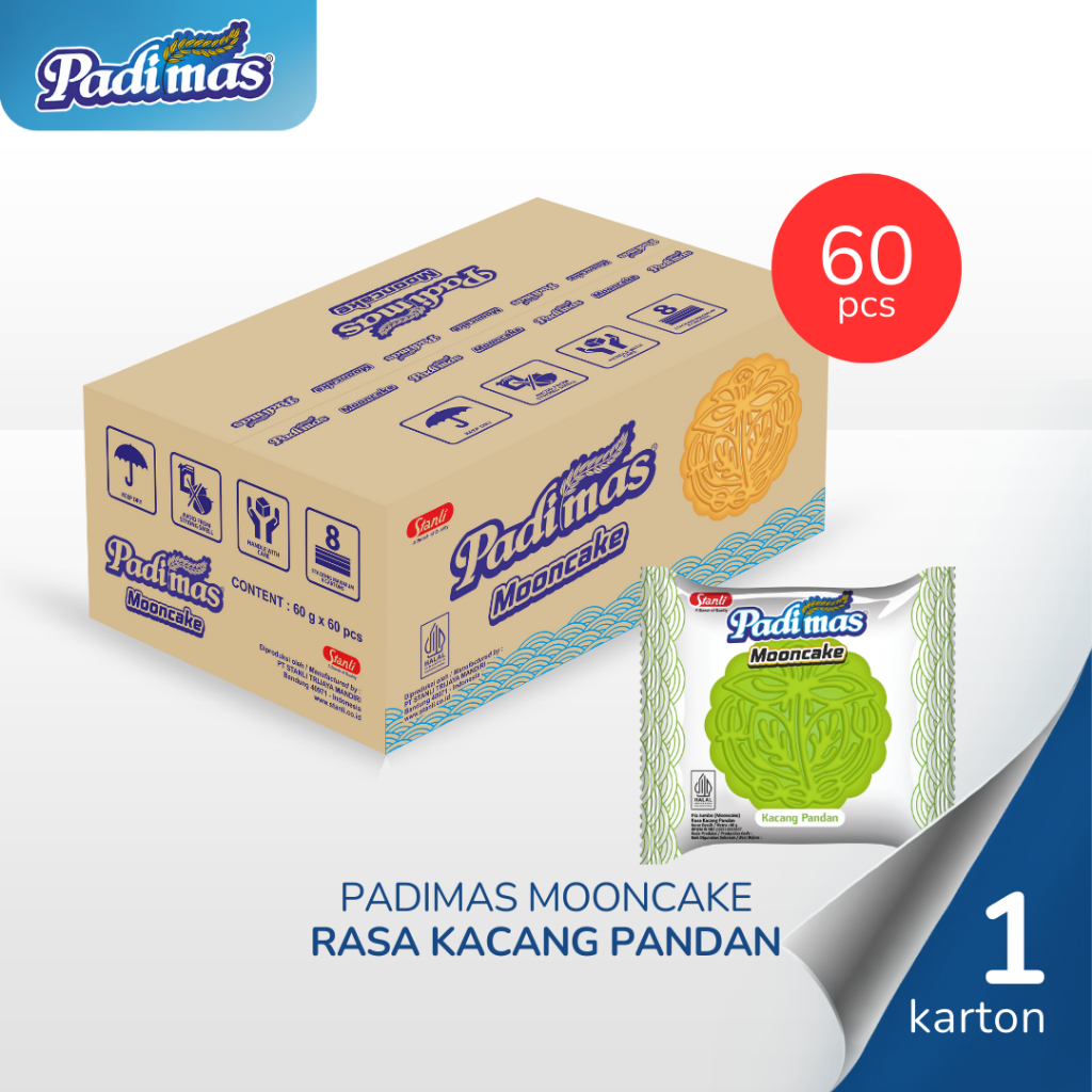 

Mooncake Padimas Kacang Pandan Karton