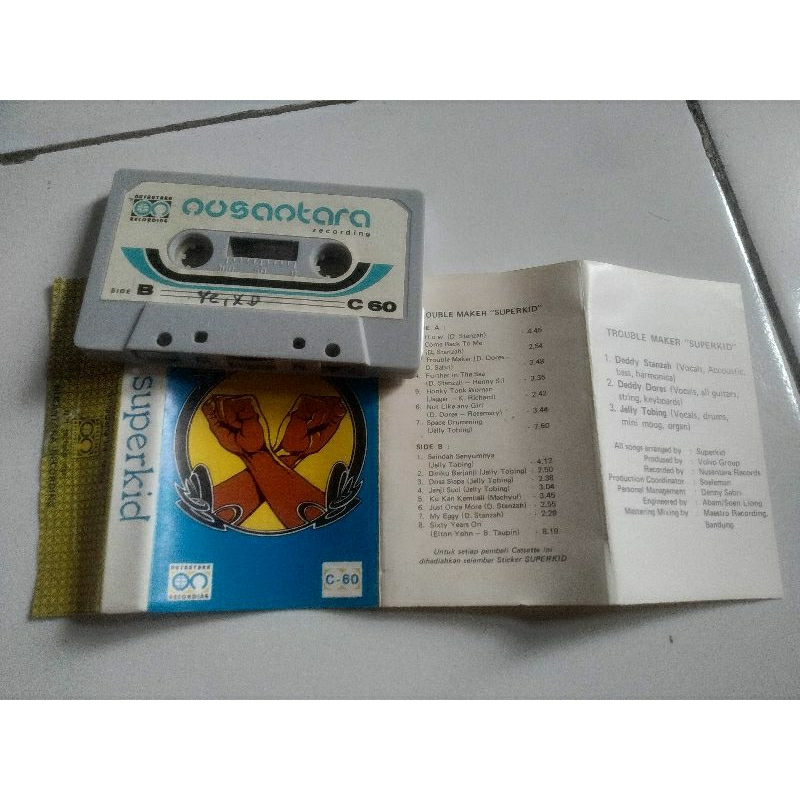 Kaset pita Superkid Troublemaker rilisan pertama original