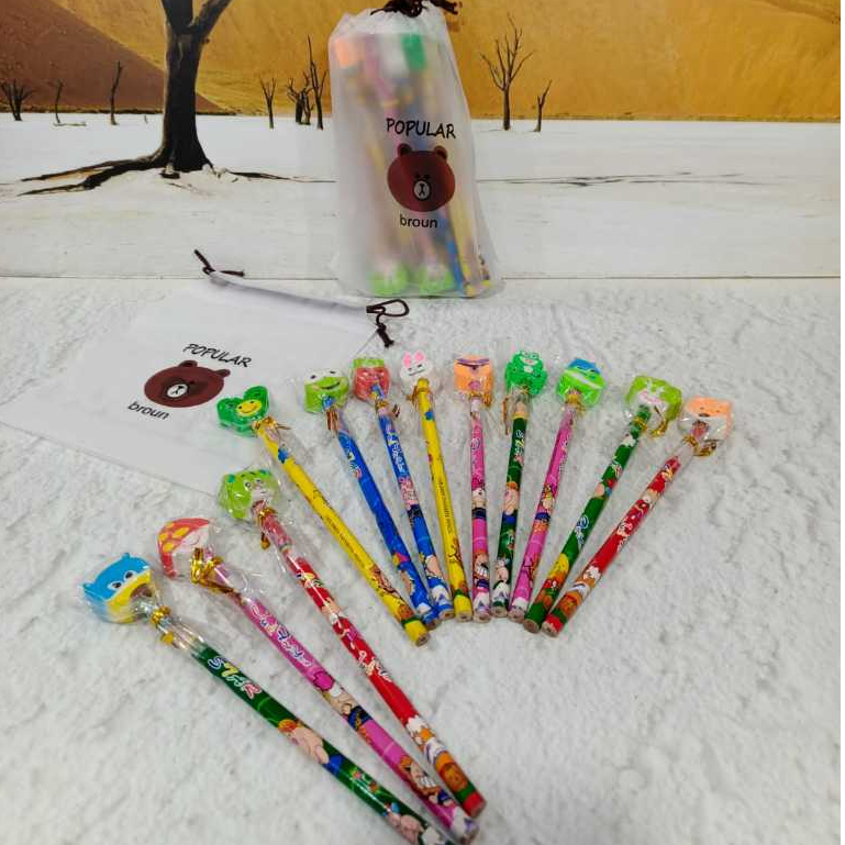 

(12pc) PENSIL + PENGHAPUS PAYU/PENCIL + STIP