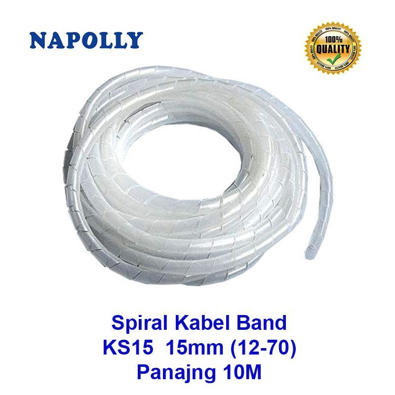 SPIRAL KABEL PEMBUNGKUS KABEL SPIRAL 10M