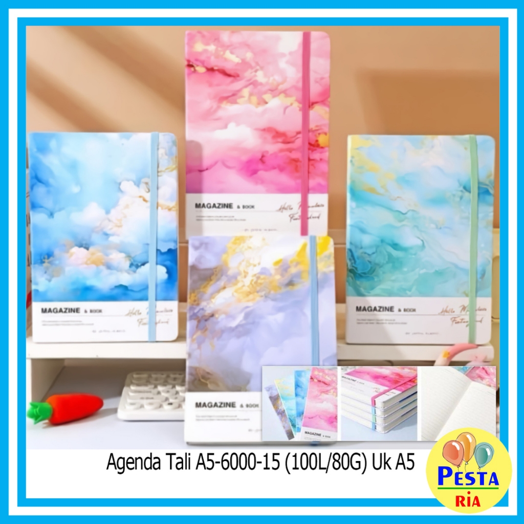 

Murah!! (1Pcs) Buku Agenda Tali A5, notes, notebook, buku diary, buku catatan
