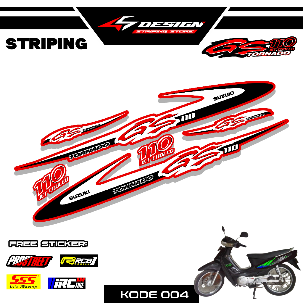 04 STICKER STRIPING GS TORNADO - STICKER STRIPING GS TORNADO