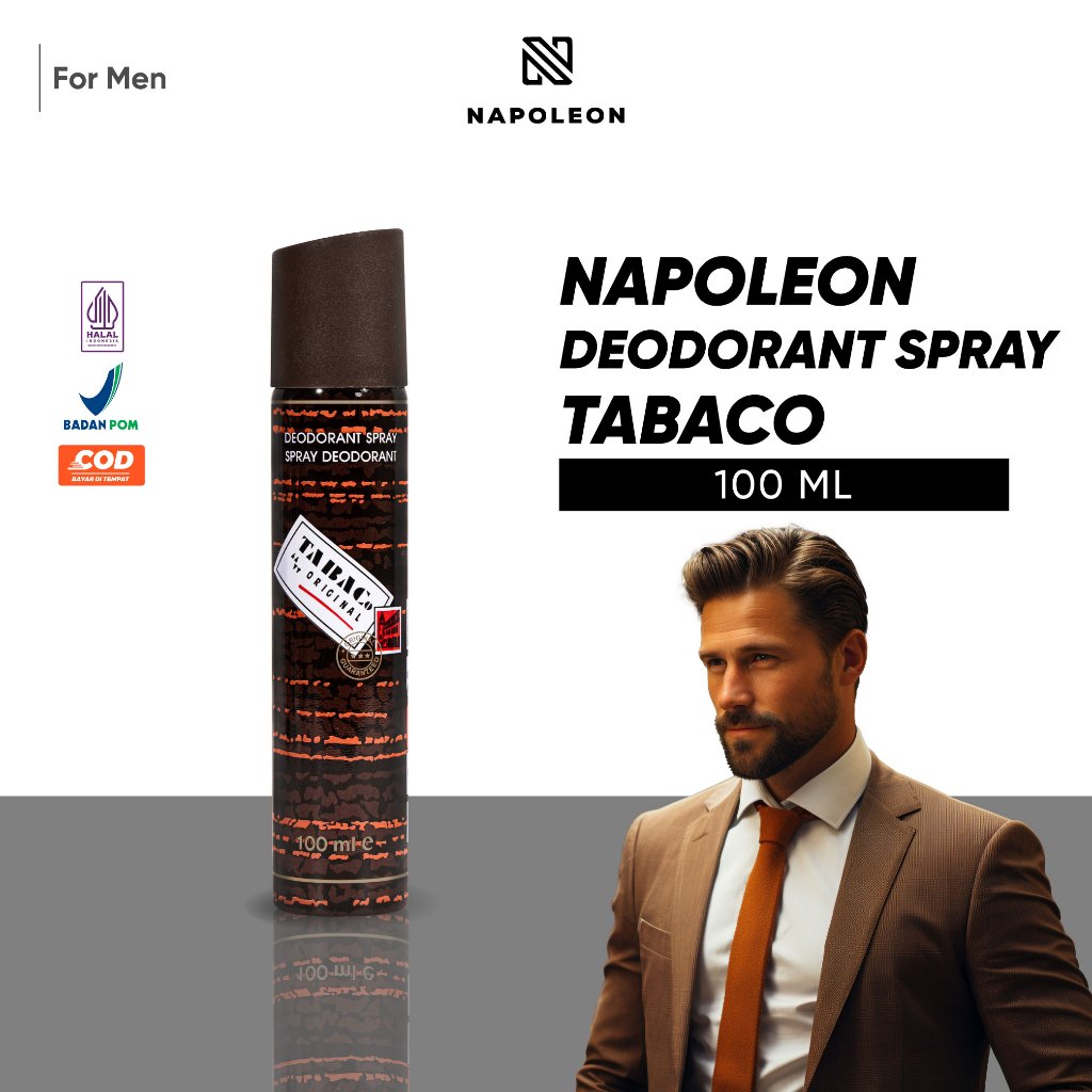 (GRATIS 65 ML) TABACO Deodorant Spray Coklat 100 ML