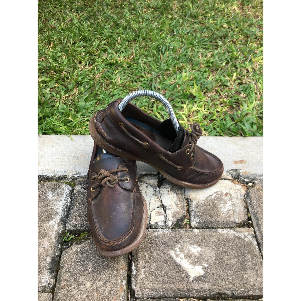 Sepatu Second Original Kulit Sperry Top Siders
