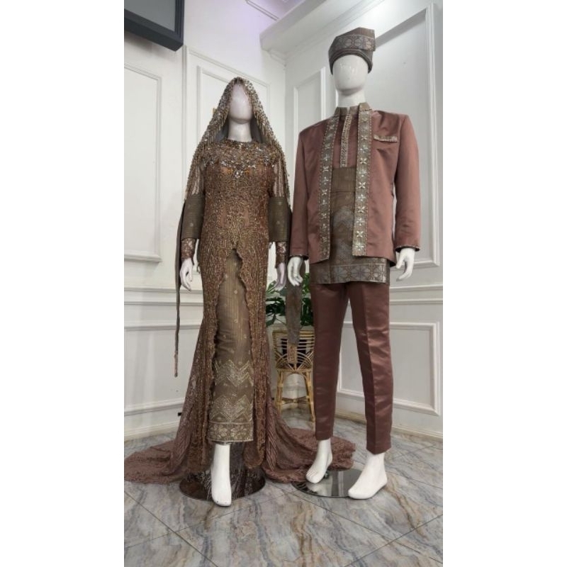 baju pengantin kotogadang modern // baju pengantin adat Minang // baju kotogadang modern
