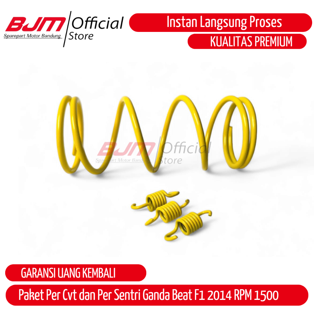 -PBJ19- Paket per cvt dan Per Sentri Ganda Motor Beat F1 2014 RPM 1500