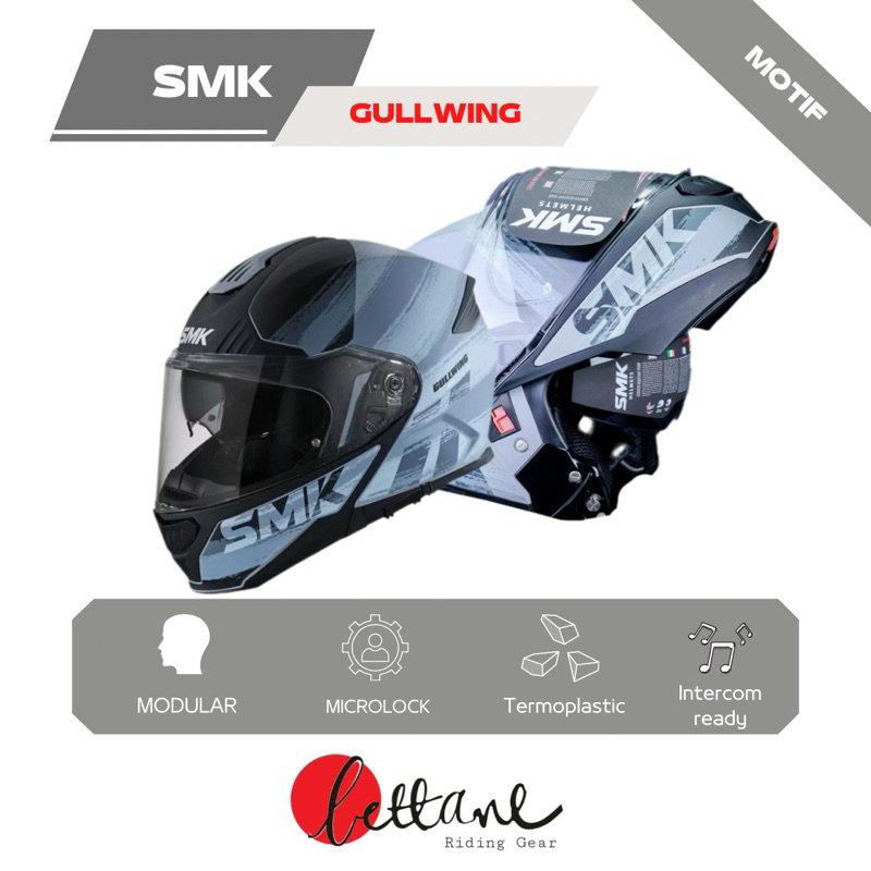 HELM SMK GULLWING TOURLEADER MODULAR HELMET