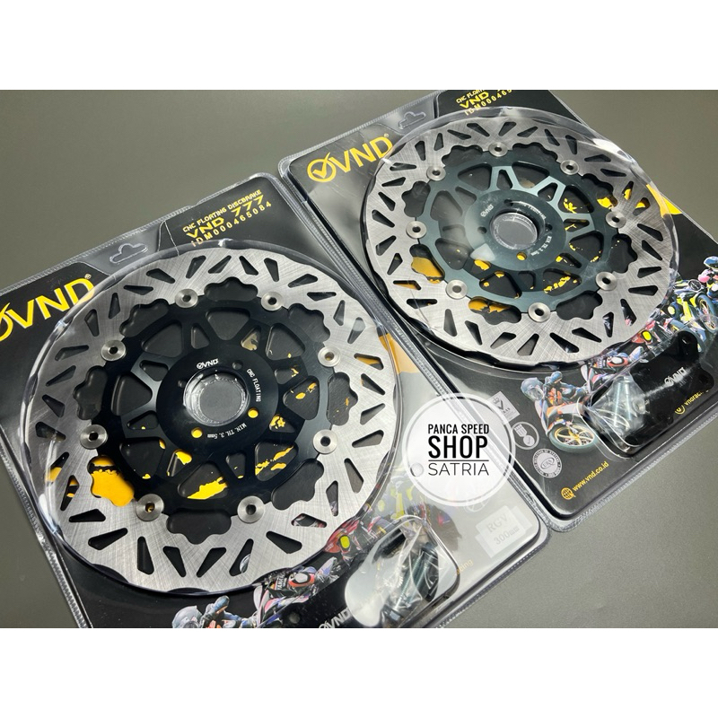PIRINGAN DISC CAKRAM VND SATRIA 2 TAK LUMBA SATRIA 2TAK HIU 300MM CNC & BESI