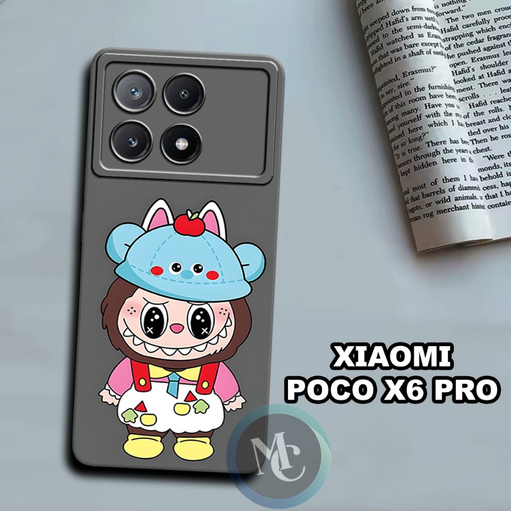 CC41/Softcase karet lentur untuk XIAOMI Poco X6 Pro/Motif cewek/Case XIAOMI Poco X6 Pro/Kesing XIAOM