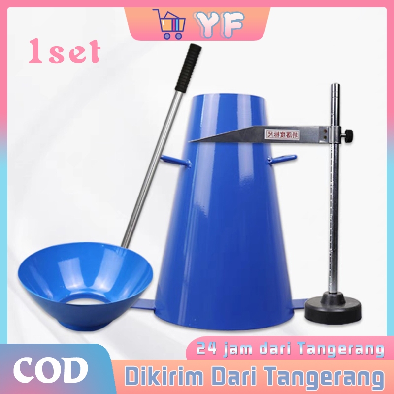 Corong Slump Test Beton/Slump Test 1set/Alat Slump Test Set