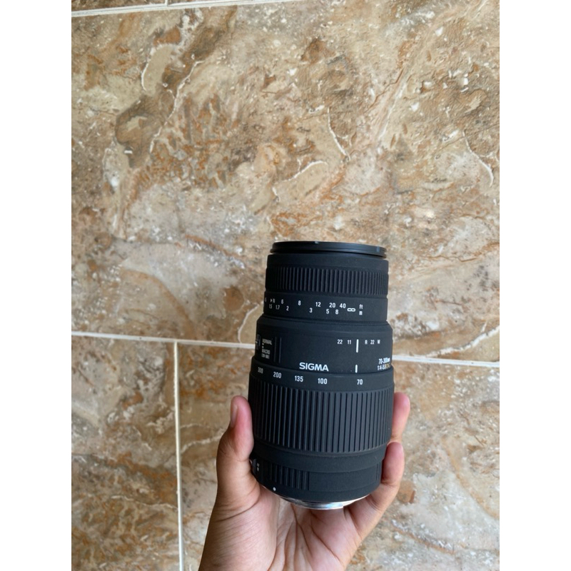 LENSA TELE SIGMA 70 300 FOR CANON LENSA ZOOM SIGMA 70 300 MULUS