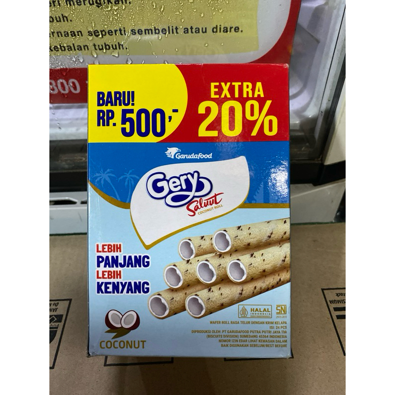 

Gery Salut Coconut roll 500 1 box isi 24 pcs