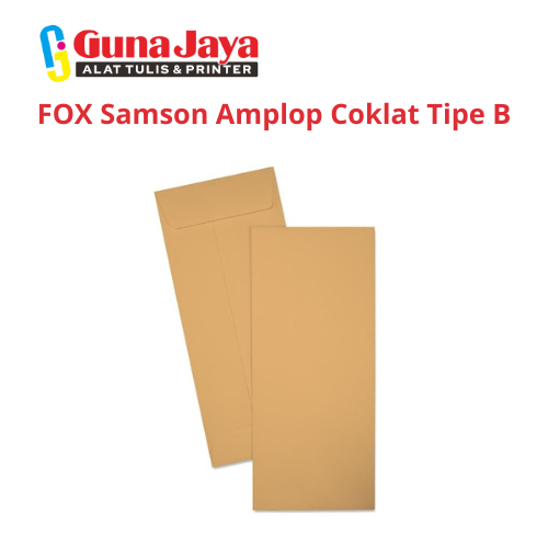 

FOX Samson Amplop Coklat Tipe B