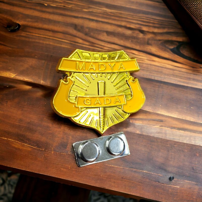 Pin gada madya magnet satpam security