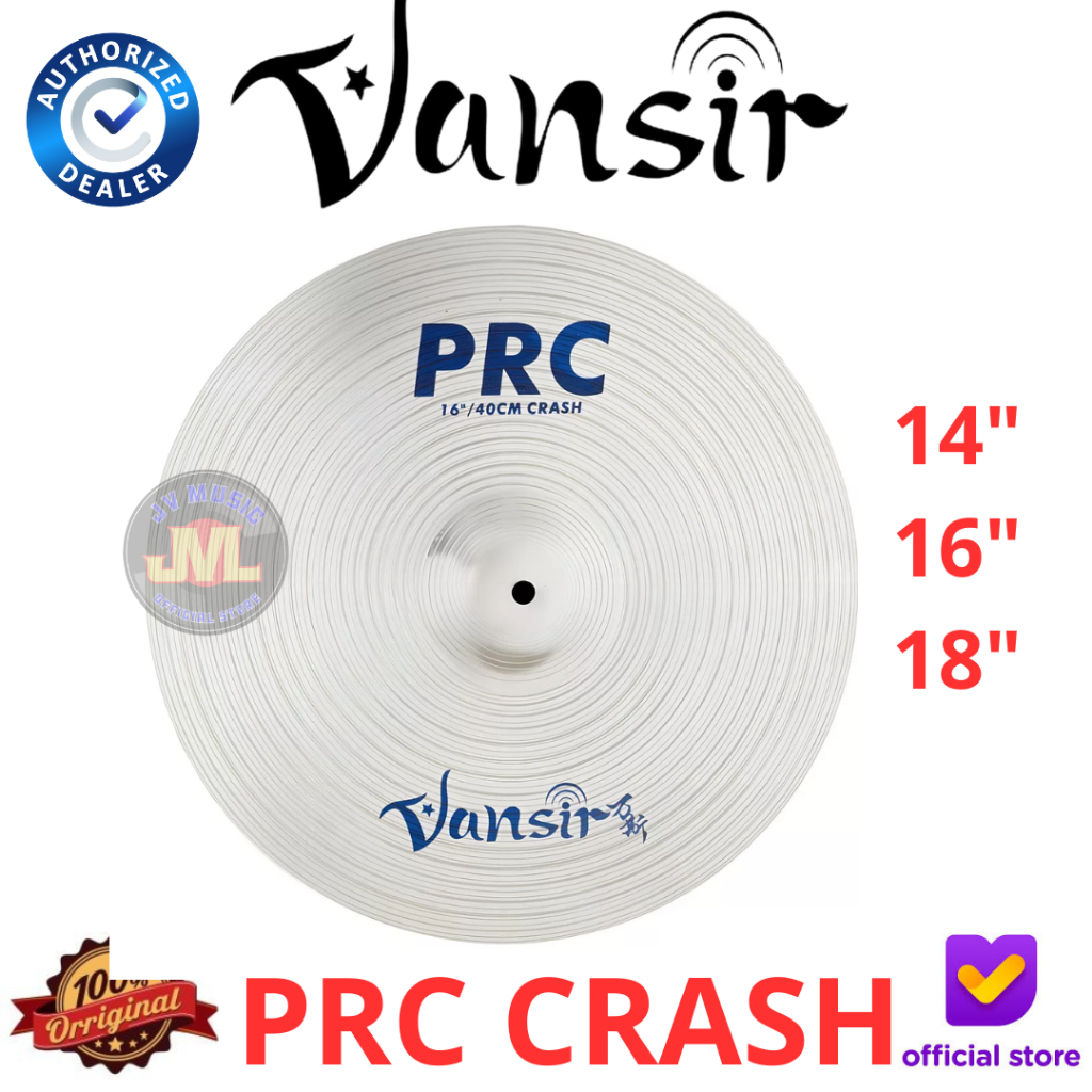 Vansir PRC Crash 14/16/18 Inch Cymbal Drum Simbal Drum
