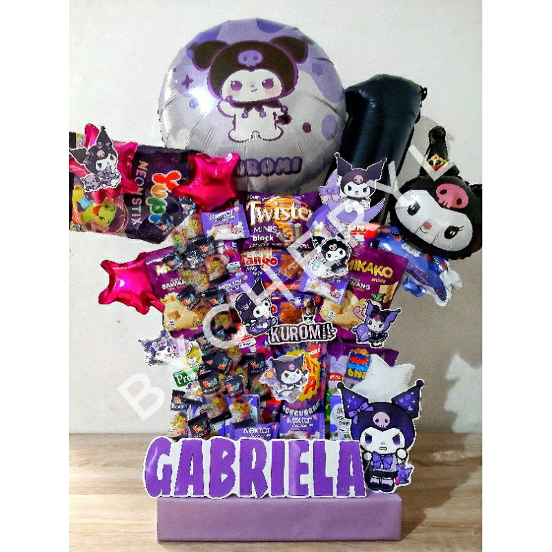 

[BANDUNG ONLY] Snack tower /kue Ulang Tahun Anak Karakter by request / kue ulang tahun unik kuromi (Mohon baca deskripsi)