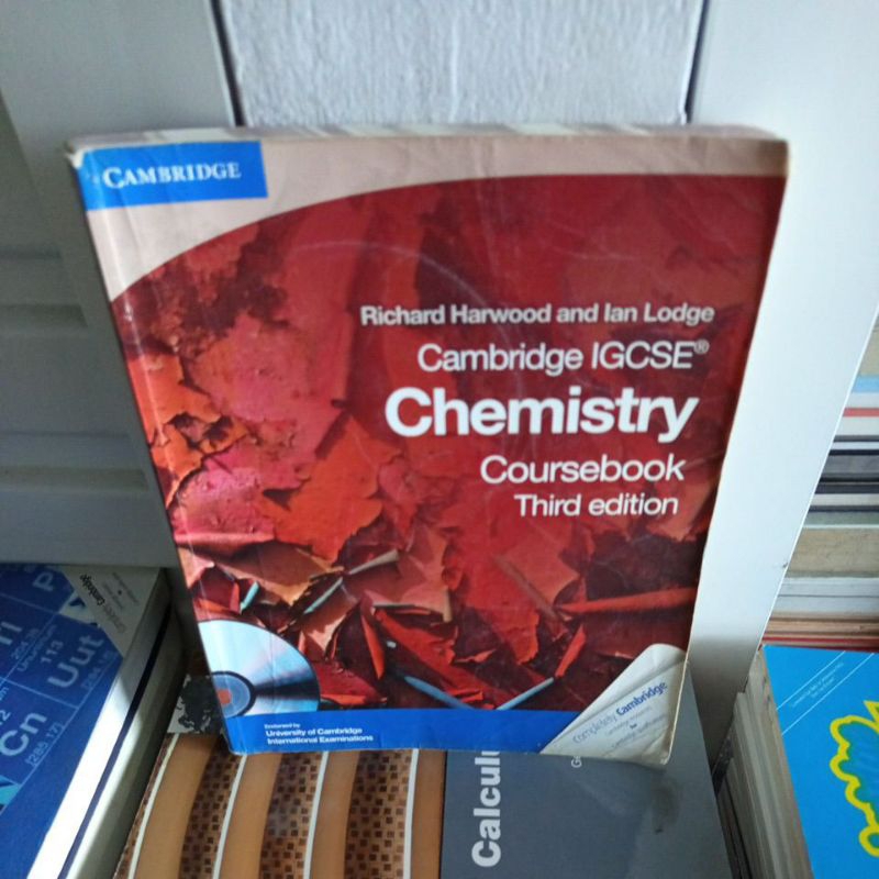 

buku Cambridge IGCSE chemistry coursebook harwood and lodge Cambridge University of Cambridge internasional Examinations buku bekas original