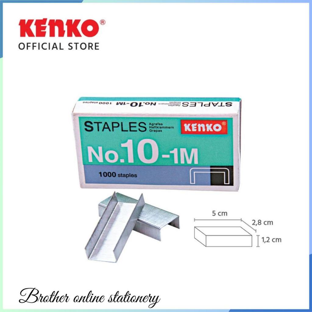 

BOS Kenko Isi Staples No.10/ refill Stapler/ Isi Ulang Jegrekan