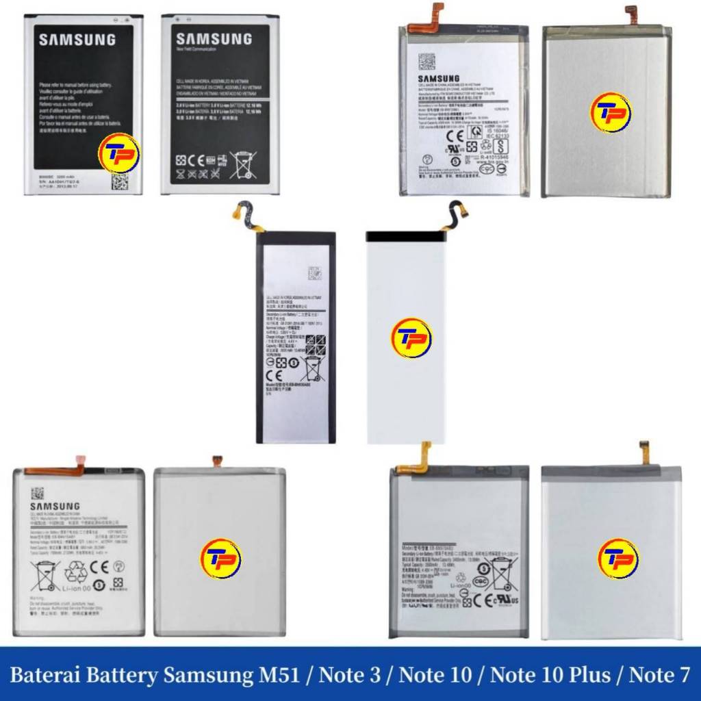 Baterai Battery Samsung M51 / Note 3 / Note 10 / Note 10 Plus / Note 7