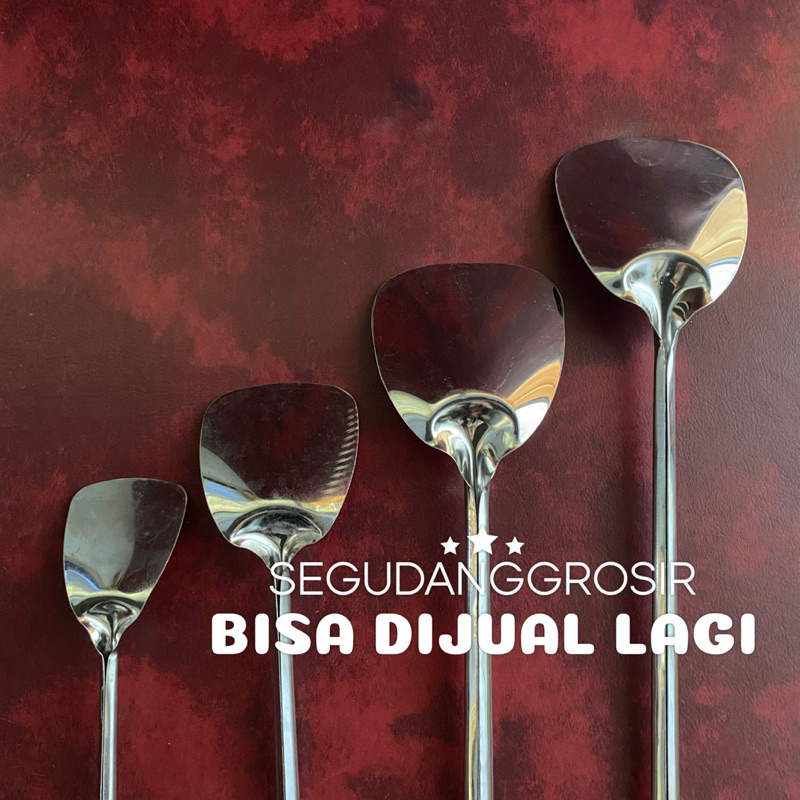 SPATULA STAINLESS/SUTIL STAINLESS/SUTIL SEDANG /SUTIL BESAR/SUTIL JUMBO