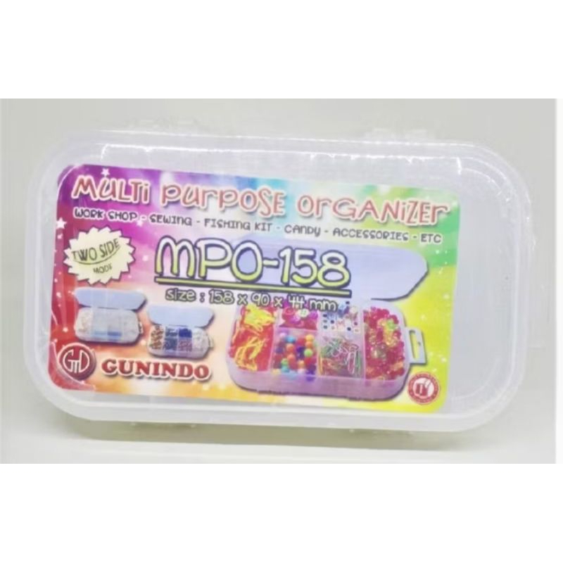 

TEMPAT PERNAK PERNIK/MULTIBOX/MULTI-PURPOSE ORGANIZER GUNINDO MPO-158
