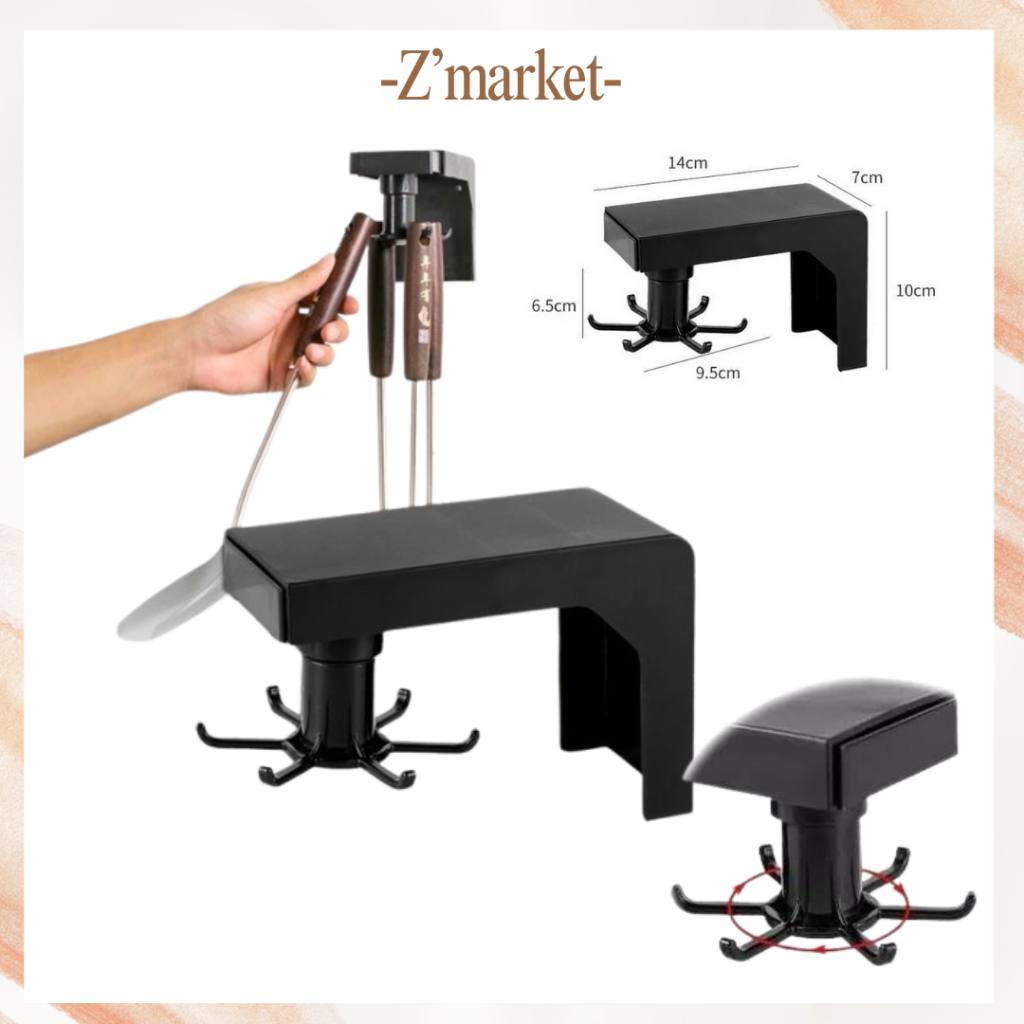 Gantungan Tempel Spatula Peralatan Perangkat Dapur Praktis Kitchen Hook Rak Cantolan Tempat Sutil