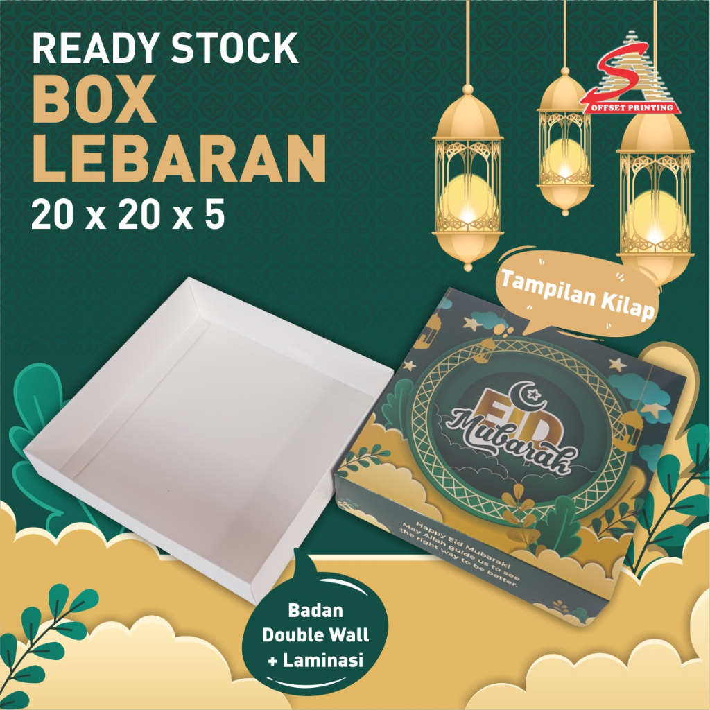 

20 x 20 x 5 Hampers Lebaran/Box Lebaran/Box Kue Kering/Dus Idul Fitri
