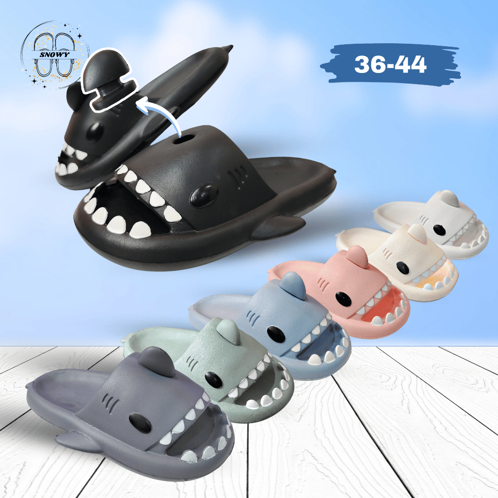 Sandal hiu/Sandal couple/Sandal unisex/Sendal wanita/Sendal wanita terbaru 2023/Sandal wanita kekini