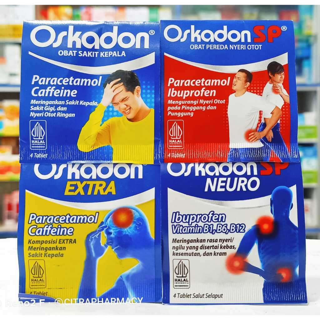 Oskadon 𝟏 𝐒𝐓𝐑𝐈𝐏 𝐈𝐒𝐈 𝟒 𝐓𝐀𝐁𝐋𝐄𝐓 - Oskadon SP, Oskadon Extra, Oskadon Neuro