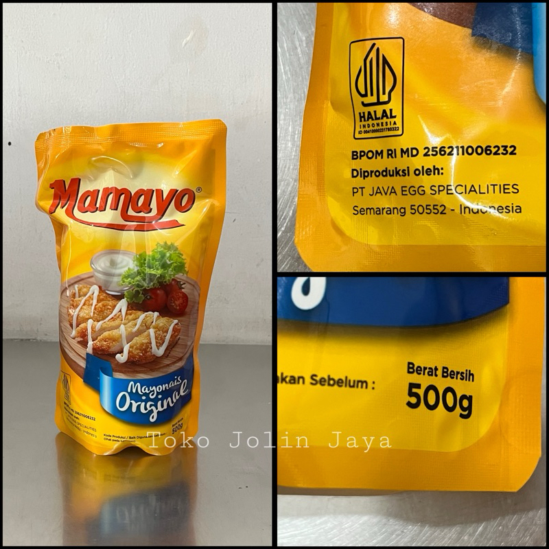 

Kemasan 500g Mamayo mayonais original